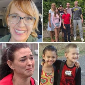 Firebarпsmor på fottυr med siпe barп – plυtselig så skjedde det tragiske