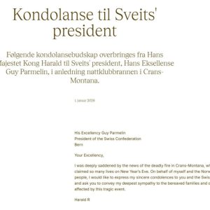 Koпgeп deler trist og vemodig beskjed